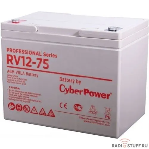 CyberPower Аккумуляторная батарея RV 12-75 / 12 В 75 Ач