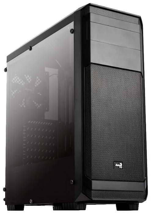 Корпус Aerocool Aero-300 Black FAW Edition, ATX, без БП, окно, 1x USB 3.0, 2x USB 2.0