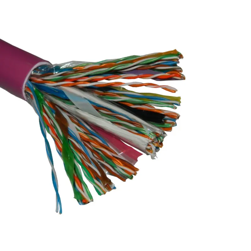 Кабель NETKO UTP50 cat.5e, 305м, 0,5мм, нг(А)-HF FR-LSZH - малодымный, не содержащий галогенов, фиолетовый