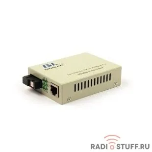GIGALINK GL-MC-UTPF-SC1F-18SM-1310-N Конвертер из UTP, 100Мбит/c в WDM, без LFP, SM, SC, Tx:1310/Rx:1550, 18 дБ (до 20 км)