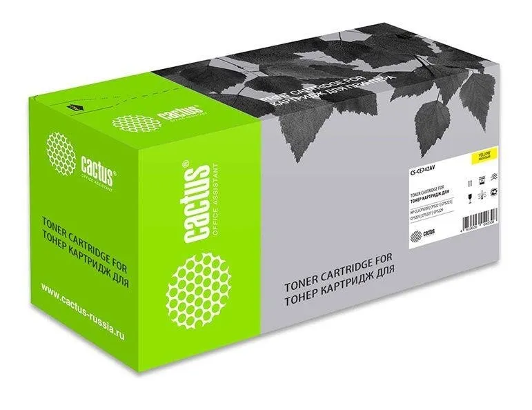 Картридж YELLOW /CP5220/CP5221 7.3K CS-CE742A CACTUS