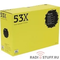 T2 Q5949X/Q7553X/Cartridge 708H/715H Картридж (TC-H53XU) для HP LaserJet 1320/P2014/P2015/M2727nf MFP/Canon i-SENSYS LBP3310/3370 Cartrige 715H (7000 стр.) с чипом