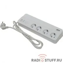 APC PM8-RS Сетевой фильтр 2м, белый