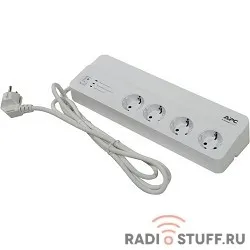 APC PM8-RS Сетевой фильтр 2м, белый