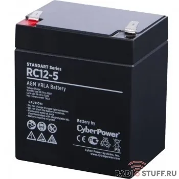 CyberPower Аккумулятор RC 12-5 12V/5Ah