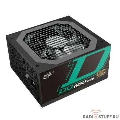 Блок питания Deepcool ATX 650W DQ650-M-V2L 80+ gold (24+4+4pin) APFC 120mm fan 8xSATA Cab Manag RTL