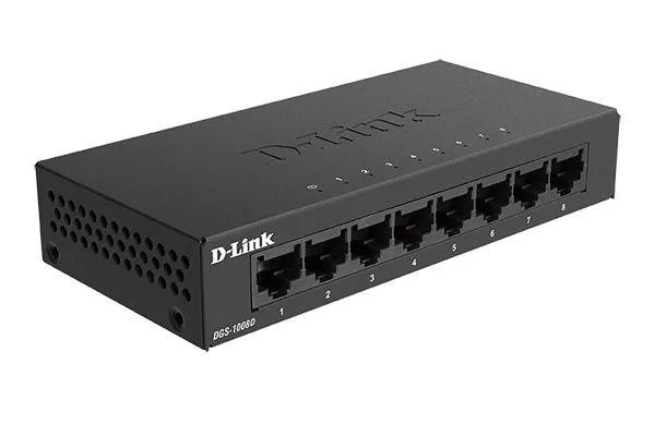 Коммутатор 8PORT 10/100/1000T DGS-1008D/K2A D-LINK