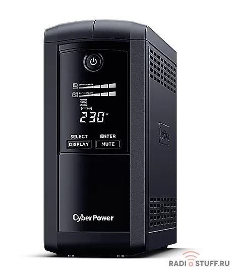 UPS CyberPower VP700EILCD {700VA/390W USB/RS-232/RJ11/45  (6 IEC С13)}