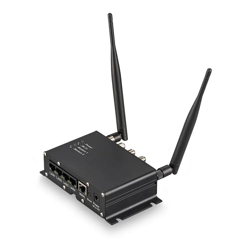 Роутер Kroks AP-205M1-4Gx2H с поддержкой двух SIM-карт