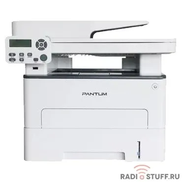 Pantum M7100DW МФУ лазерное, монохромное, двусторонняя печать, автоподача, копир/принтер/сканер (цвет 24 бит), 33 стр/мин, 1200 x 1200 dpi, 256Мб RAM, лоток 250 стр, USB, RJ45, Wi-Fi, серый корпус