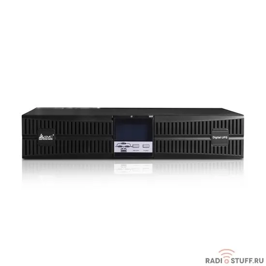 SVC, RT-1KL-LCD/A7  ИБП, Онлайн, 1кВА/0.9кВт, Вход:220В, AVR:110-288В, Вых.:200/208/220/230/240В±1%, 50/60Гц±0.5%, АКБ 3*12В/9Ач, Возм.подкл.внешних АКБ/Блоков, Шина=36В, ЗУ=1А , LCD-дисплей