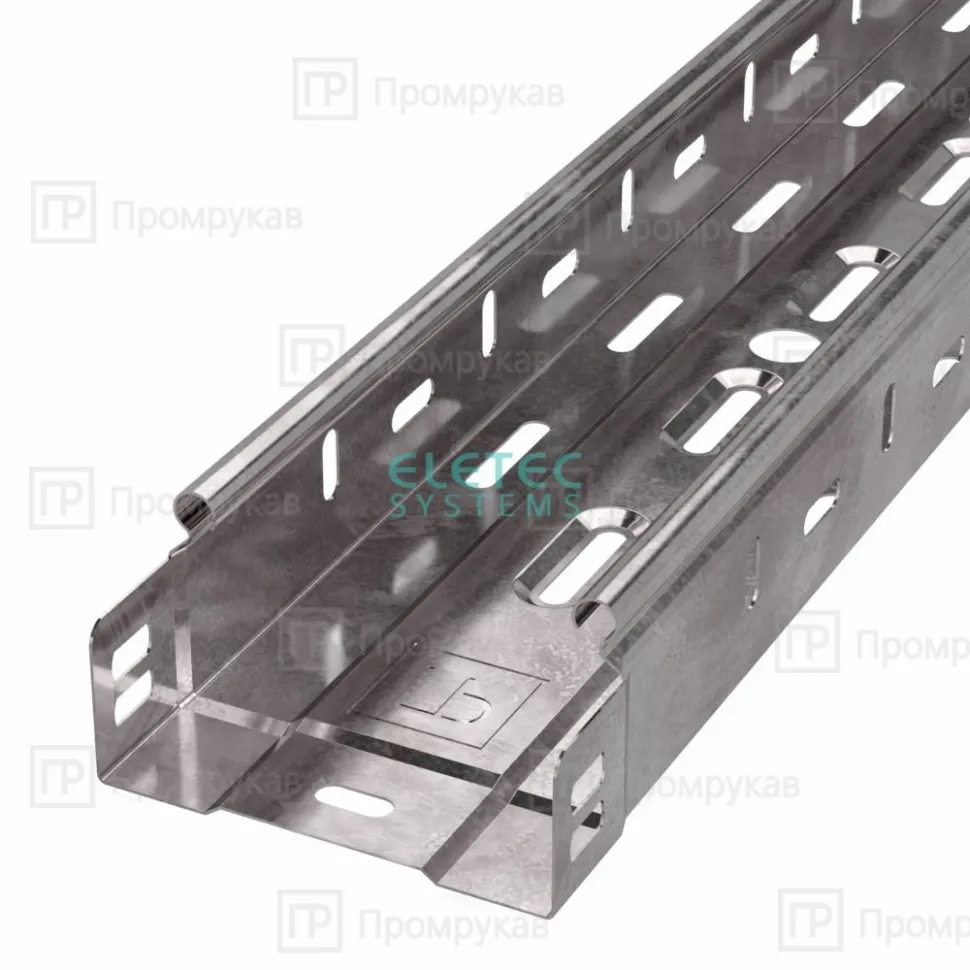 Лоток перфорированный Стандарт 150х100х3000 (6 м/уп) Промрукав
