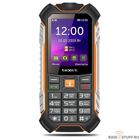 TEXET TM-530R мобильный телефон цвет черный