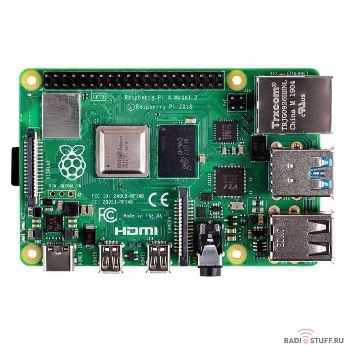 Микрокомпьютер Raspberry Pi 4 Model B 4Gb (44589 / RA545)