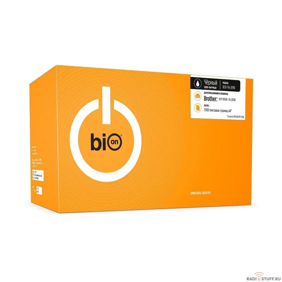 Bion TN-2090 Картридж для Brother HL-2132R/DCP-7057R (1000  стр.), Черный