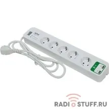 APC PM5U-RS Сетевой фильтр 1,83м, 5 розеток, 2.4A 2 port USB, белый