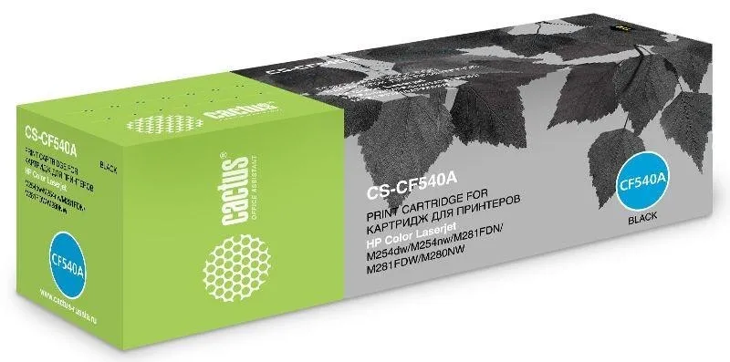 Картридж BLACK /M254DW/M280NW 1.4K CS-CF540A CACTUS