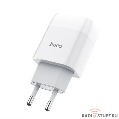 HOCO HC-12912 C73A/ Сетевое ЗУ/ 2 USB/ Выход: 12W/ White