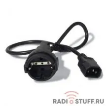 APC AP9880 Кабель Power Cord [IEC 320 C14 to CEE 7/7(Schuko) Receptacle] - 10 AMP/230V 0.61 Meters