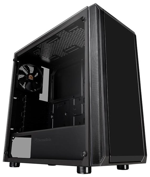 Thermaltake Versa J23 TG (CA-1L6-00M1WN-00) ATX / win / black / no PSU / Tempered Glass