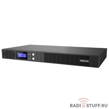 Импульс ИБП СЛИМ 1000 {~230В, 1000ВА/600Вт, LCD, RS-232, USB, SNMPSlot, EPO, 6В/7Ач*4, IEC-C13x4} {SL10201}