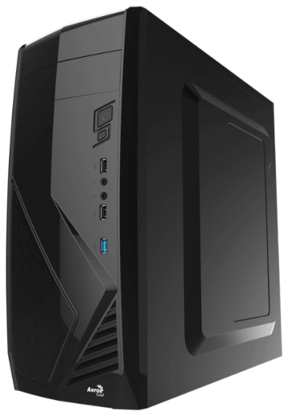 Корпус Aerocool Cs-1102, ATX, без БП, 2 x USB2.0 + 1 x USB3.0, в комплекте 1 x 80-мм вентилятор