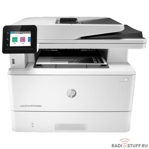 HP LaserJet Pro MFP M428fdw (W1A30A) {МФУ, A4, 600x600dpi, up to 4800x600, 256Mb, Duplex, 2 trays 100+250, ADF 50, USB2.0+Walk-Up/GigEth/WiFi/NFC,ePrint,AirPrint,1y warr}