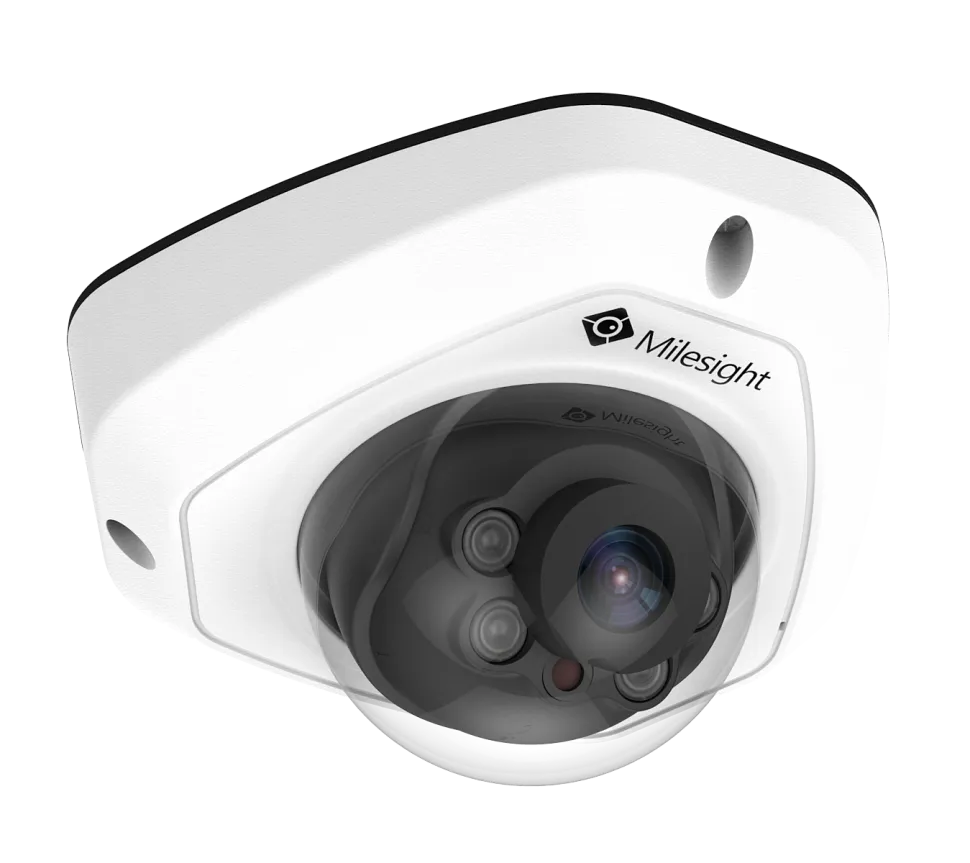 Kупольная антивандальная IP-камера MS-C8173-PB, 8Мп, Milesight 