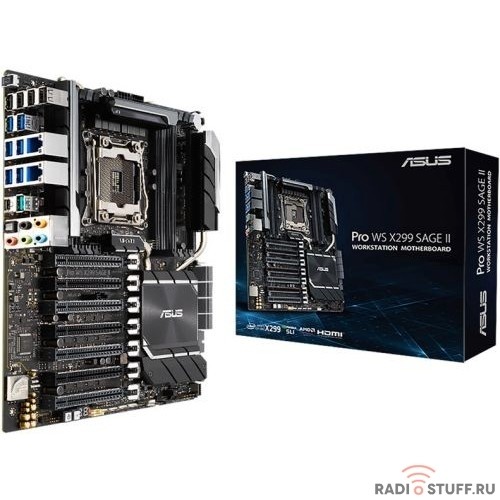ASUS PRO WS X299 SAGE II {LGA2066 CEB 8xDDR4 7xPCIEx16 2xM.2 GLAN 2.5GLAN}