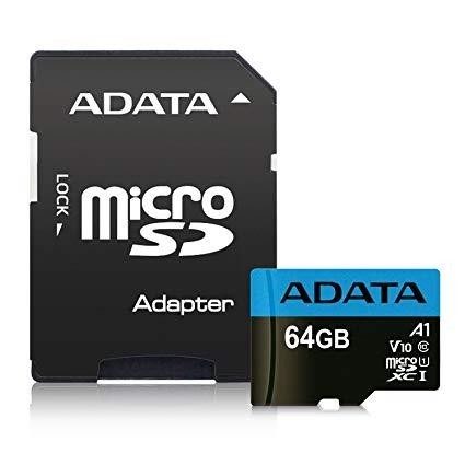 Карта памяти MICRO SDXC 64GB CLASS10 W/A AUSDX64GUICL10A1-RA1 ADATA Карта памяти MICRO SDXC 64GB CLASS10 W/A AUSDX64GUICL10A1-RA1 ADATA