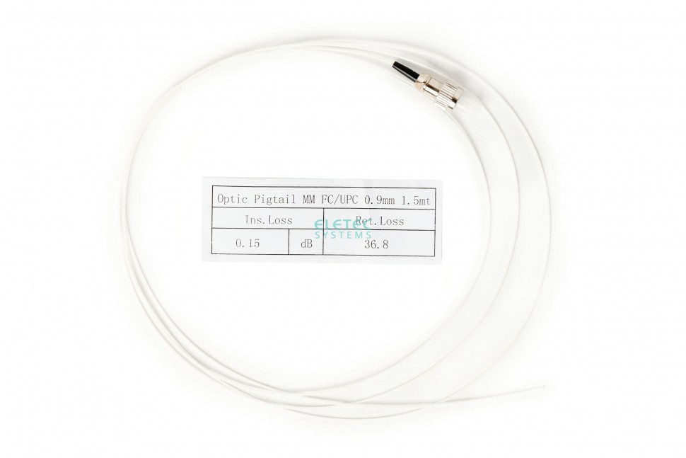 Пигтейл MM FC/UPC  buffer 0.9мм 50/125, 1,5 м