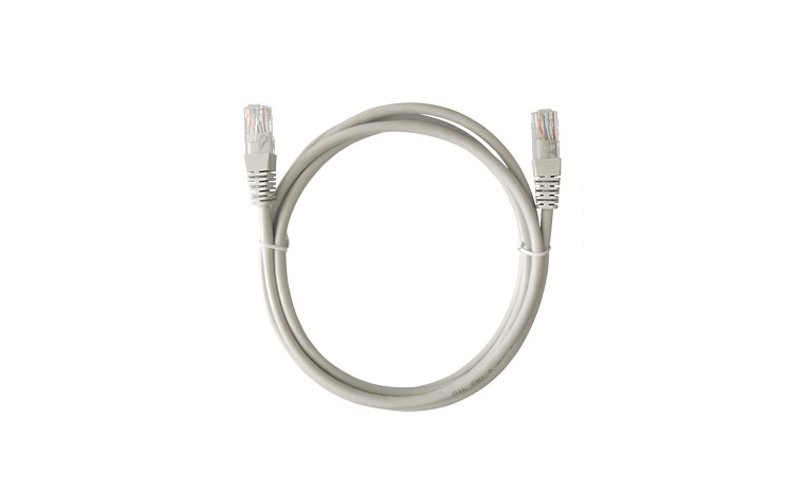 Патч-корд, 4 пары, F/UTP cat.6, LSZH, 0.5 м, серый, Datarex