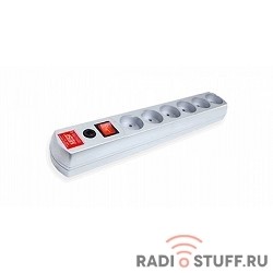 MOST Сетевой фильтр R 10м (6 розеток), белый {801542}