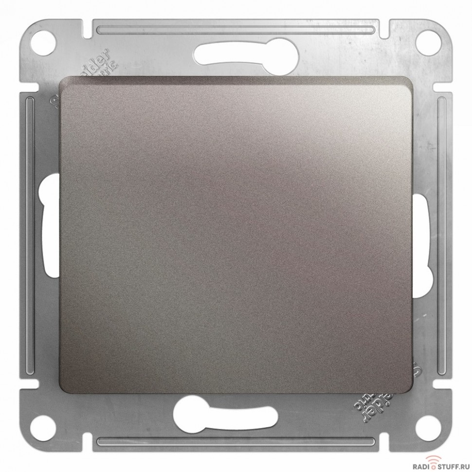 Schneider-electric GSL001211 GLOSSA 1-клавишный ВЫКЛЮЧАТЕЛЬ,сх.1,10AX, механизм, ПЛАТИНА                         