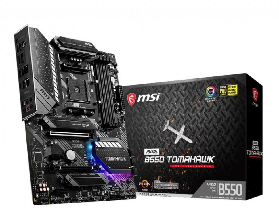 Материнская плата AMD B550 SAM4 ATX MAG B550 TOMAHAWK MSI