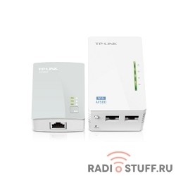 TP-Link TL-WPA4220KIT AV500/AV600 Комплект N300 Wi-Fi Powerline адаптеров