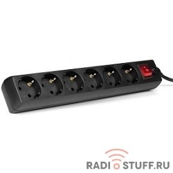 SVEN Фильтр Optima 3.0 м (6 розеток), черный, цветная коробка [SV-013646]