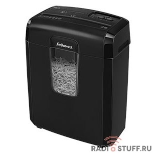 Fellowes Шредер Powershred 8Cd FS-46921 {DIN P-4, 4х35мм, 8лст., 14лтр.,уничт.: скобы,скр., пл.карты,CD}