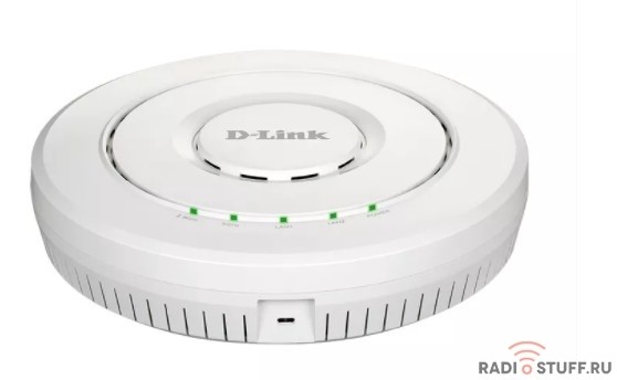 D-Link DWL-8620AP/UN/A1A Беспроводная двухдиапазонная унифицированная точка доступа AC2600 Wave 2 с поддержкой MU-MIMO и PoE