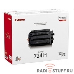 Canon Cartridge 724H  3482B002 Тонер картридж  для LBP6750Dn (12500 стр) (GR)