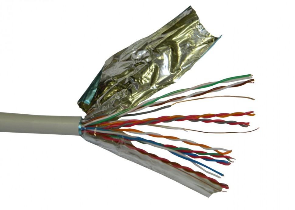 Кабель LC FTP10 cat.5, 305м, 0,45мм, серый